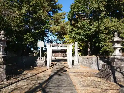 菱木野天神社の鳥居