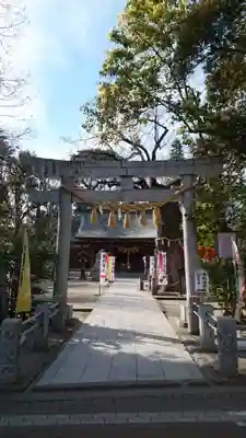 新田神社の鳥居