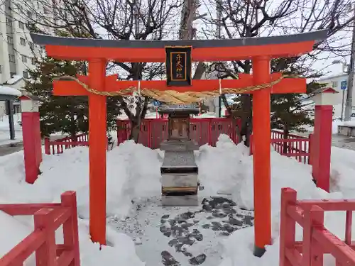 旭川銀座弁天神社の鳥居