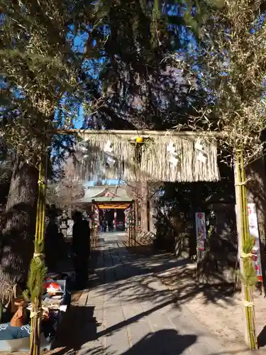 越谷香取神社の鳥居