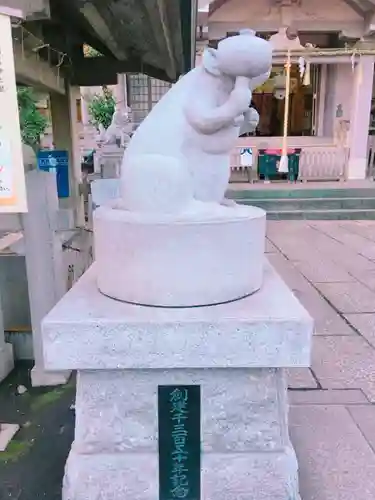 戸部杉山神社の狛犬