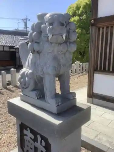 本地ヶ原神社の狛犬