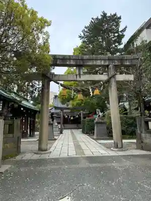 安江八幡宮（金沢水天宮）の鳥居