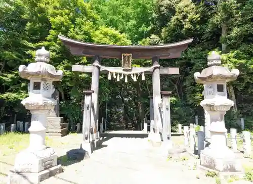 下総国三山　二宮神社の鳥居