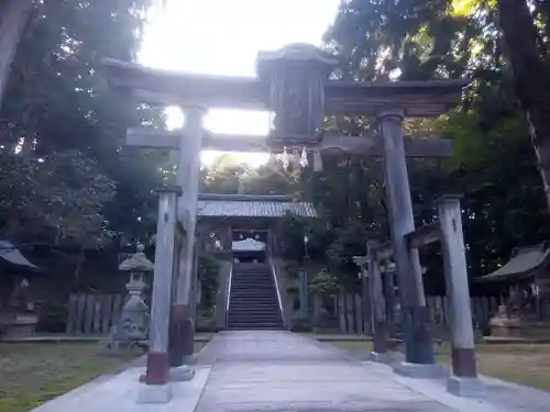 倭文神社の鳥居