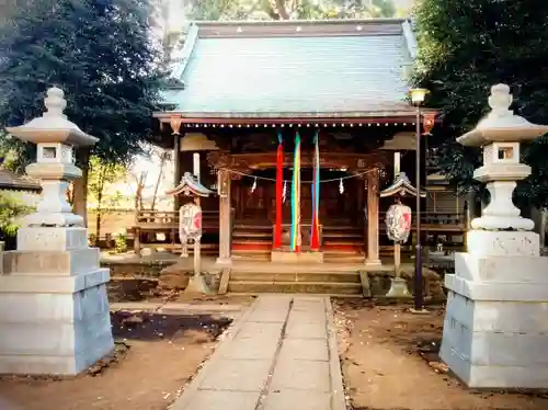 上連雀神明社の本殿