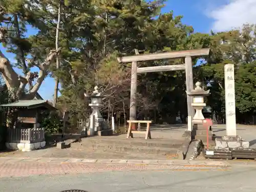 蒲神明宮の鳥居