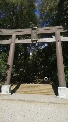 槵觸神社の鳥居