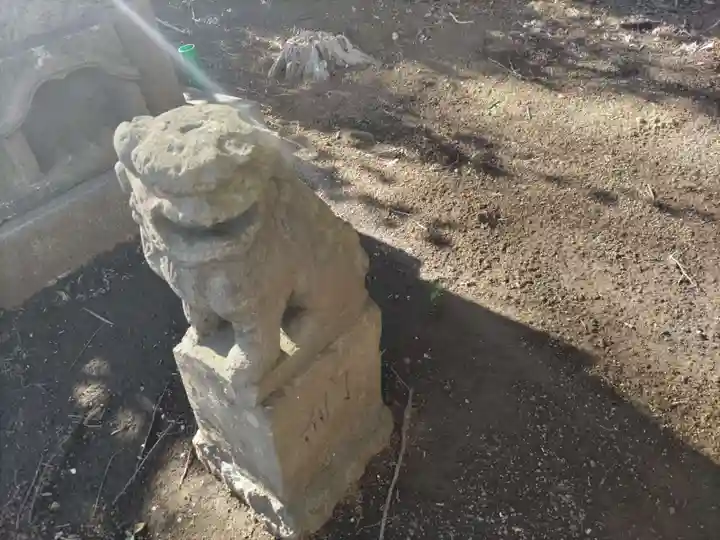 大野鯖大師の狛犬