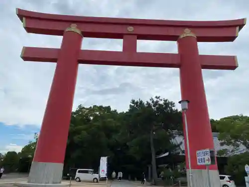 自凝島神社の鳥居