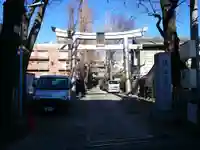 穏田神社の鳥居