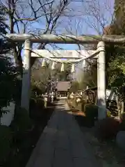 長宮氷川神社の鳥居