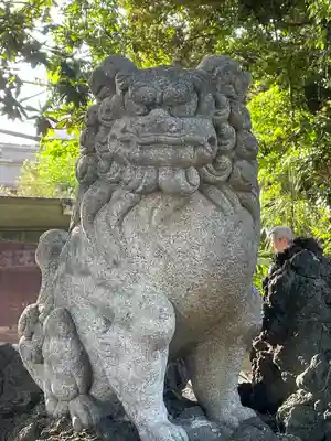 柏諏訪神社の狛犬