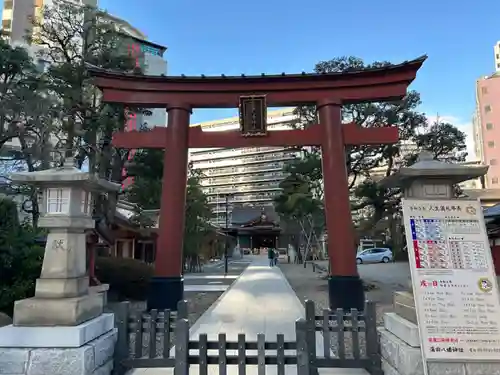 蒲田八幡神社の鳥居