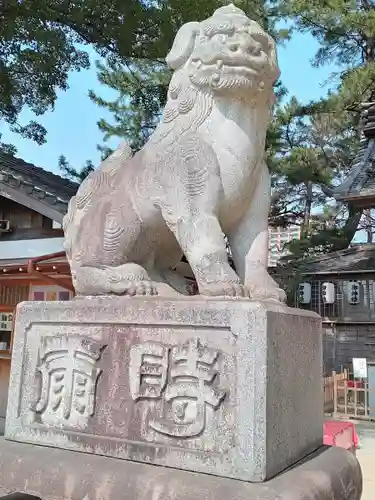 菅生神社の狛犬