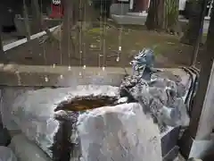 御霊神社の手水