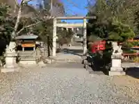 赤尾渋垂郡辺神社の鳥居