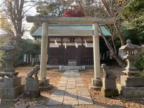 白旗神社(西御門)の鳥居