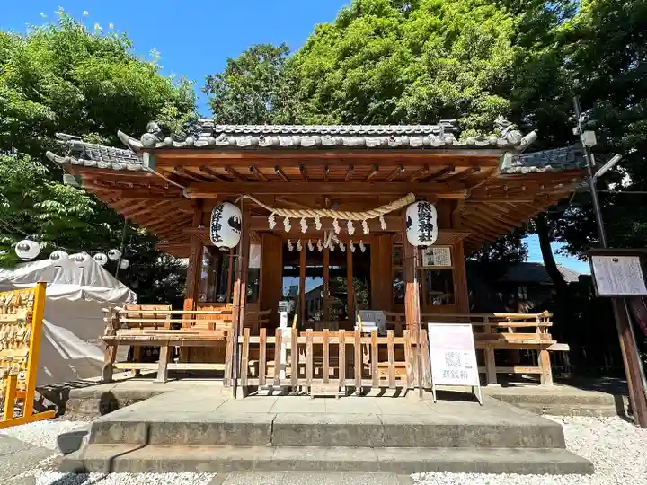 川越熊野神社の本殿・本堂