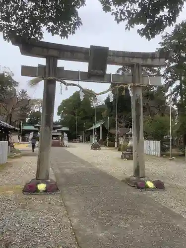 籠守勝手神社（木曽川町黒田）の鳥居