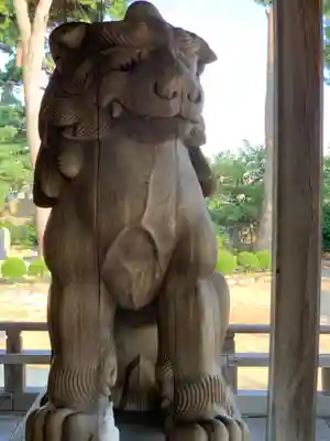 放生津八幡宮の狛犬