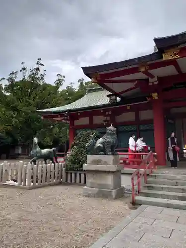 西宮神社の狛犬