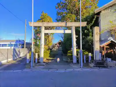 神明社(桜方)の鳥居
