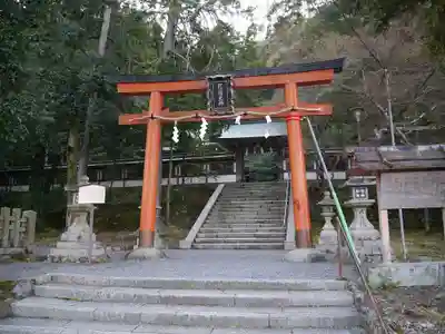 月読神社（松尾大社摂社）の鳥居