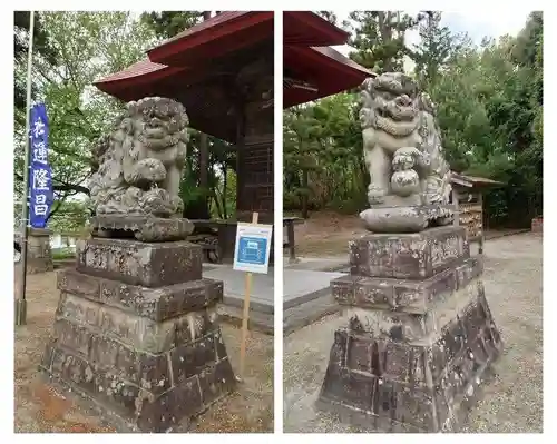 隠津島神社の狛犬