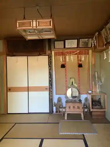 真木倉神社の本殿