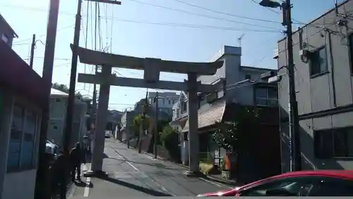 岡村天満宮の鳥居