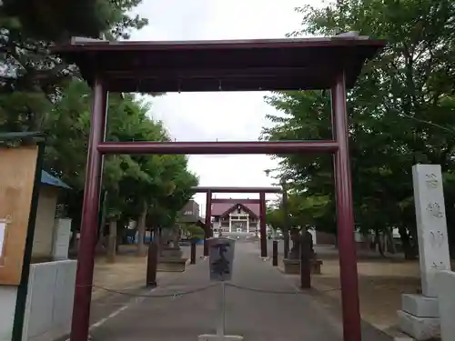 苗穂神社の鳥居