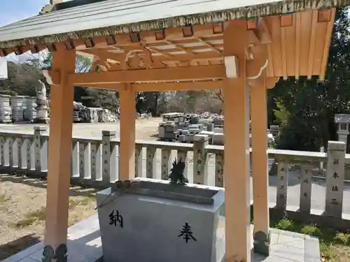 禰ノ御門神社の手水舎