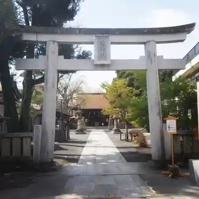 鎧神社の鳥居