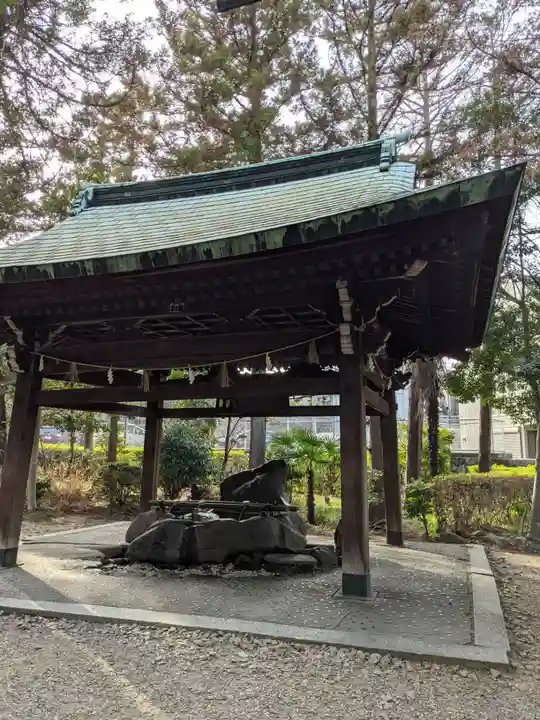 六所神社の手水舎