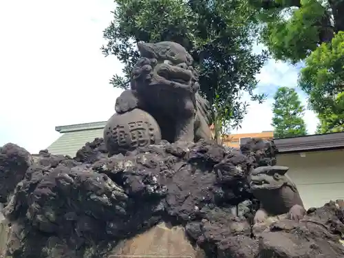 お三の宮日枝神社の狛犬