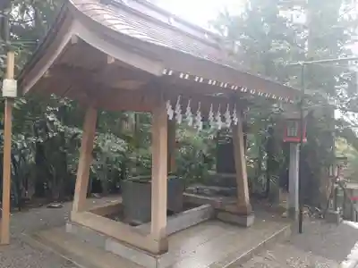 谷保天満宮の手水舎