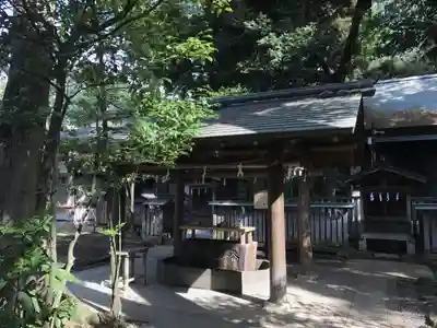 井草八幡宮の手水舎