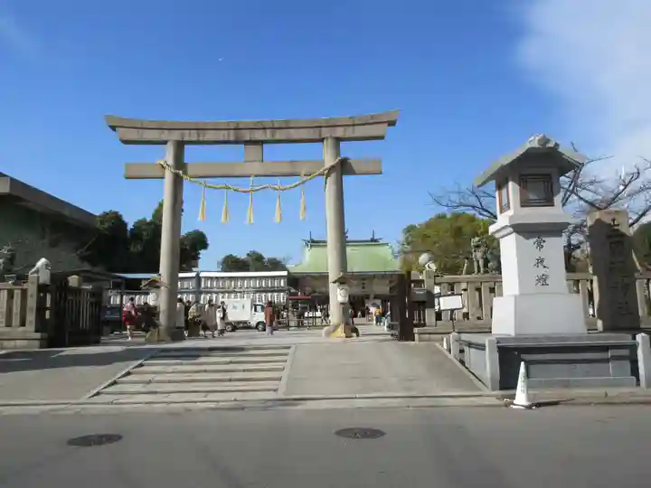 難波大社 生國魂神社の鳥居
