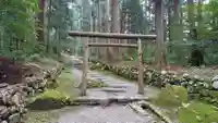 平泉寺白山神社の鳥居