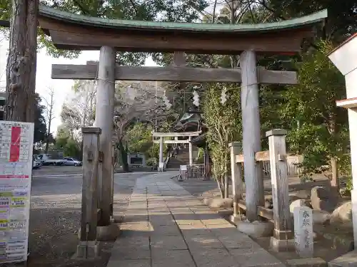 雪ケ谷八幡神社の鳥居