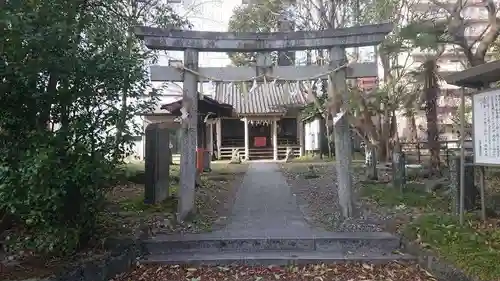 蠣崎神社の鳥居