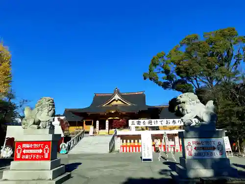 富知六所浅間神社の狛犬