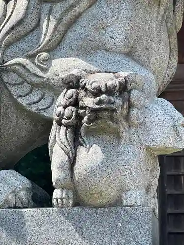 忠興八幡神社の狛犬