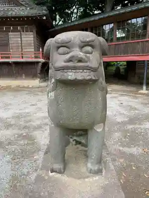 雀神社の狛犬