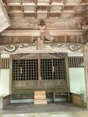 田賀神社の本殿・本堂