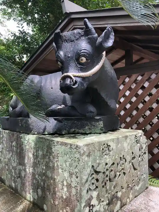 米ノ津天満宮の狛犬