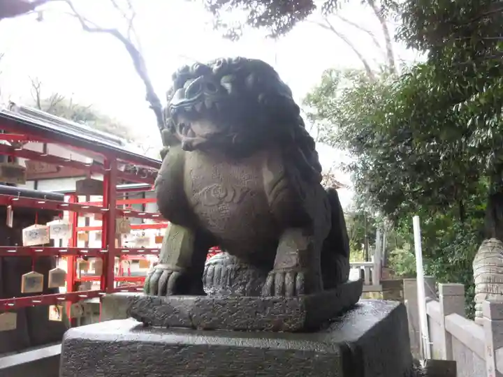 瀧泉寺(目黒不動尊)の狛犬