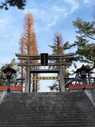 阿部野神社の鳥居