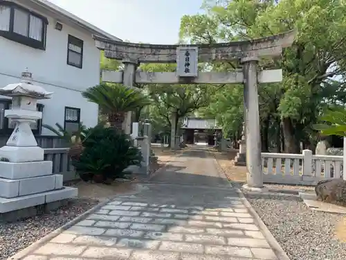 丸亀春日神社の鳥居